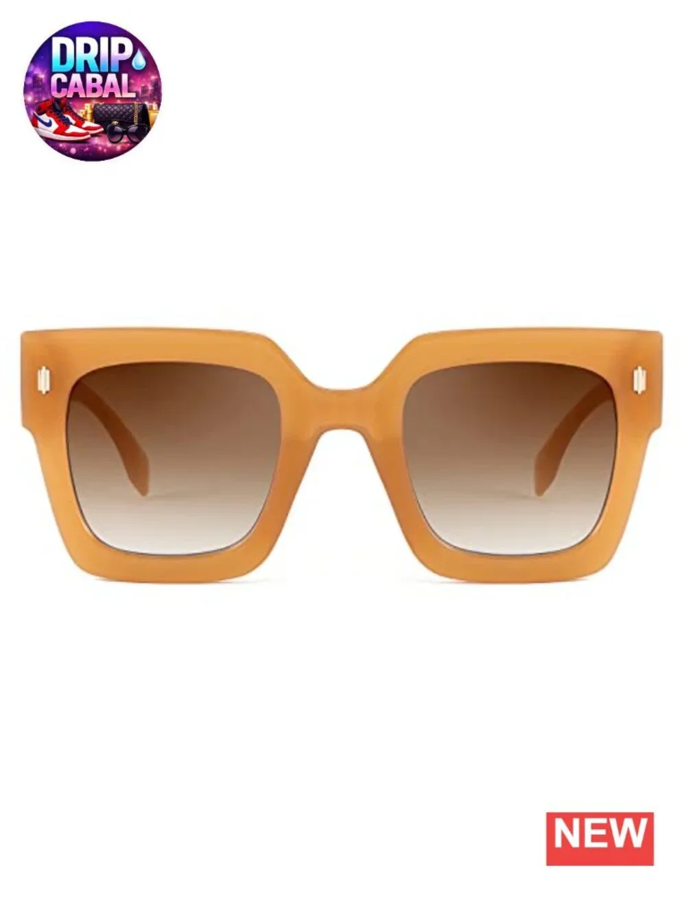 Vintage Oversized Square Sunglasses for Women UV400 Retro Fashion Shades